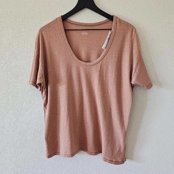 NWT AE Natural Dye Vintage Scoop Neck Tee - Picture 1 of 5